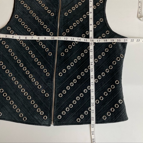 Suede Grommet Vest by Catherine Stewart - Picture 10 of 10